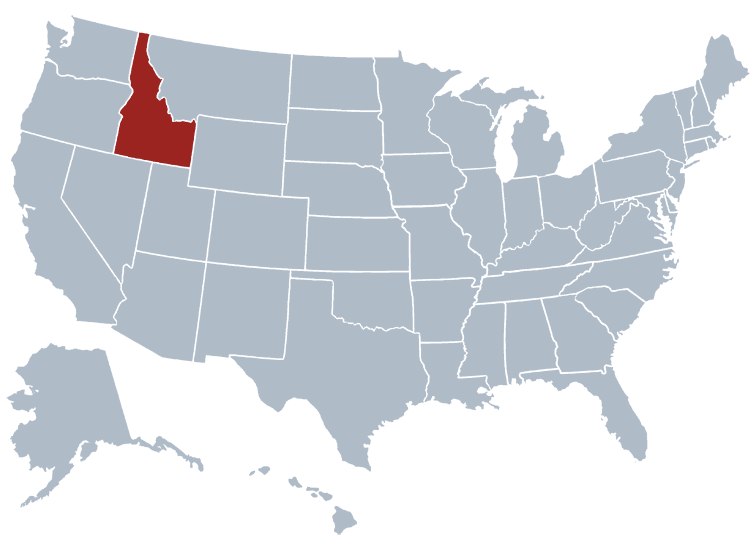 Idaho outline image