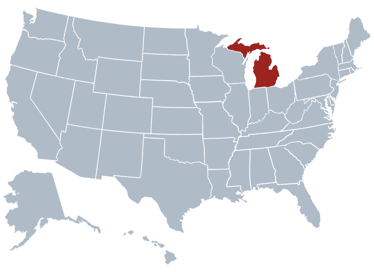 Michigan outline image