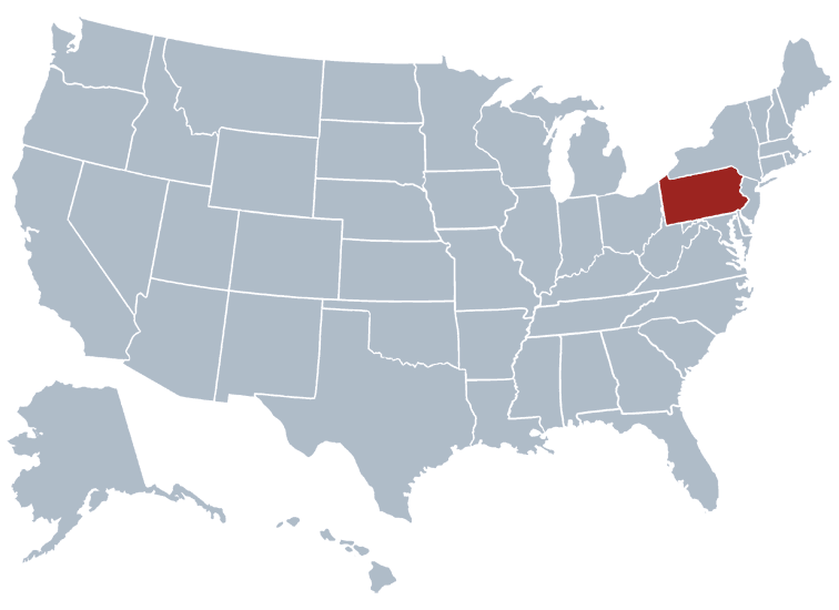 Pennsylvania outline image