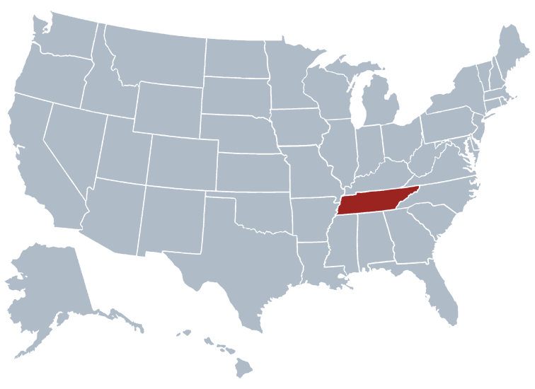 Tennessee outline image
