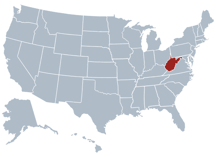 West Virginia outline image