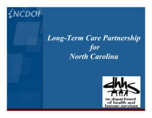 North Carolina Long-Term Care Partnership Program guide image