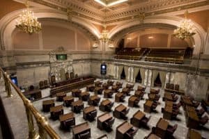 WA State senate chamber photo